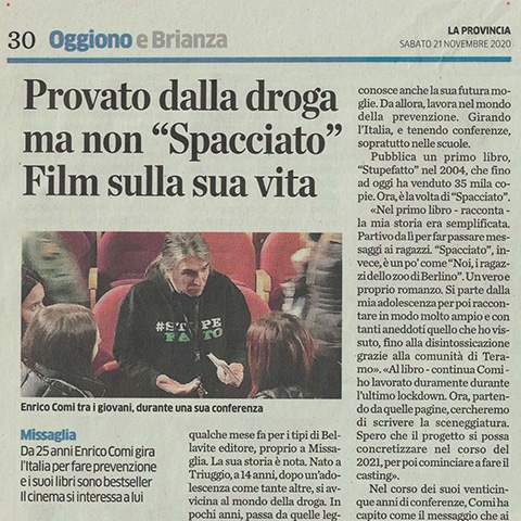 La Provincia di Como del 21-11-2020